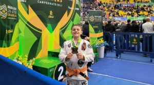 Com apoio do Auxílio-Atleta, judoca de 13 anos conquista bronze no Brasileiro de Jiu-jítsu