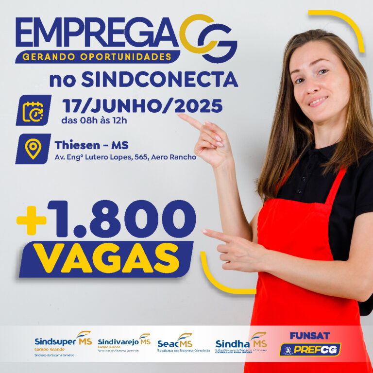 Funsat realiza mais uma edição do “Emprega CG” com foco em contratação de jovens aprendizes e trabalhadores do varejo