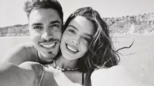 Giovanna Lancellotti faz declaração para noivo antes do casamento