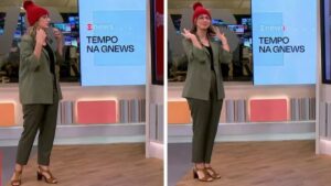 Globo vira “Chacrinha News”: gorro no ar pra esquentar audiência