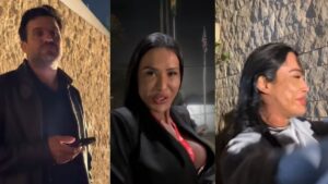 Gracyanne Barbosa se batiza em culto evangélico de Pablo Marçal