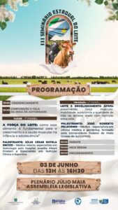 III Seminário Estadual do Leite acontece nesta terça-feira na ALEMS