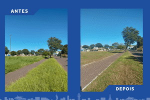 Indicação Atendida! Após pedido do vereador Marquinhos Trad, prefeitura limpa área de risco na Avenida Gury Marques