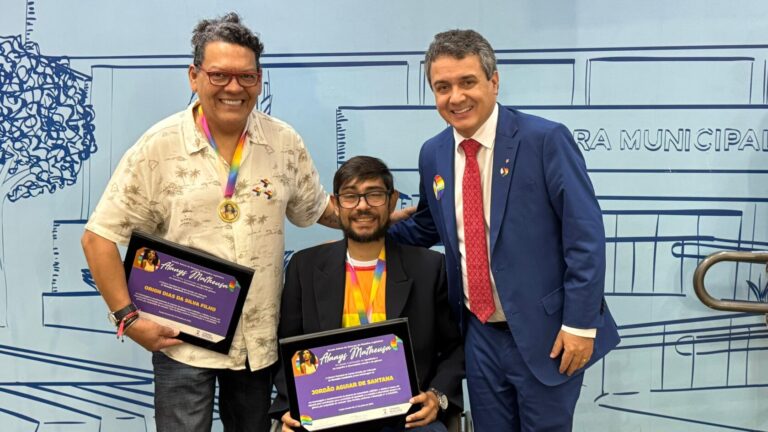 Landmark homenageia Orion e Jordão, ativistas do movimento LGBT+ em Campo Grande
