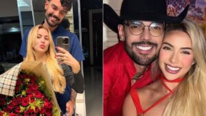 Luan Pereira nega fim do noivado com Duda Correa por telefone