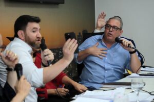 Maicon Nogueira questiona gestor do Consórcio Guaicurus: “Quem está mentindo?”, durante oitiva da CPI