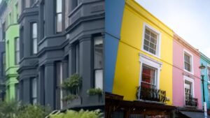 Moradores de Notting Hill pintam fachada para afastar influencers