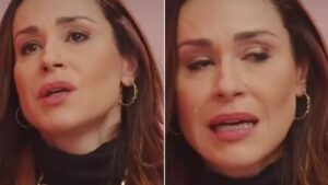 Nadja Haddad chora ao relatar morte de filho: "Dilacerante"