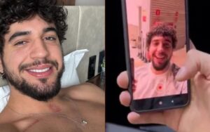 Nattan leva celular de fã por engano e devolve com selfies
