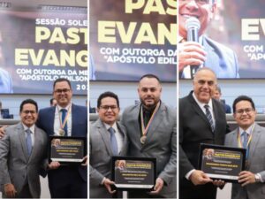 Papy entrega Medalha Apóstolo Edilson a pastores dedicados à família cristã