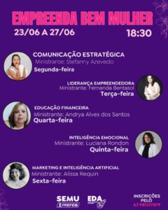 Prefeitura de Campo Grande abre inscrições para o projeto “Empreenda Bem, Mulher”