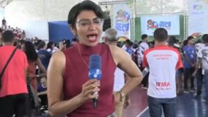 Repórter maranhense viraliza ao dar bronca em criança em gravação