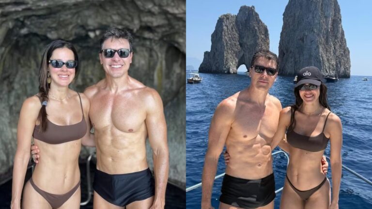 Rodrigo Faro e Vera Viel escapam do frio e curtem verão italiano