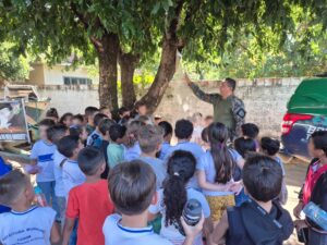 Semana do Meio Ambiente: PMA de Coxim recebe visita de alunos 