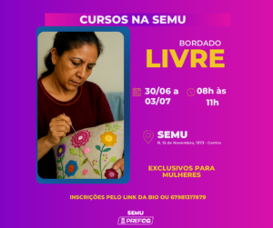 Semu abre inscrições para curso exclusivo e gratuito para mulheres