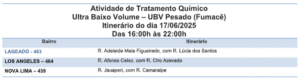 Tá na rota? Confira os três bairros por onde o fumacê passa nessa terça-feira (17) 