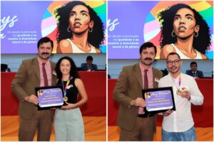 Vereador Flávio Cabo Almi homenageia destaques da luta LGBTQIA+ na Sessão Solene da Medalha “Alanys Matheusa”