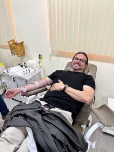 Vereador. Lívio participa da campanha Junho Vermelho