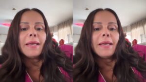 Viviane Araujo nega lipo e explica procedimento extra após hérnia