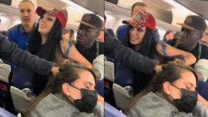 Web critica mulher que agrediu passageira em voo nos EUA