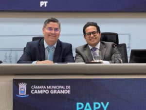Bancada do PSDB declara apoio à reeleição do vereador Papy à presidência da Câmara de Campo Grande