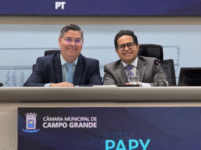 Bancada do PSDB declara apoio à reeleição do vereador Papy à presidência da Câmara de Campo Grande
