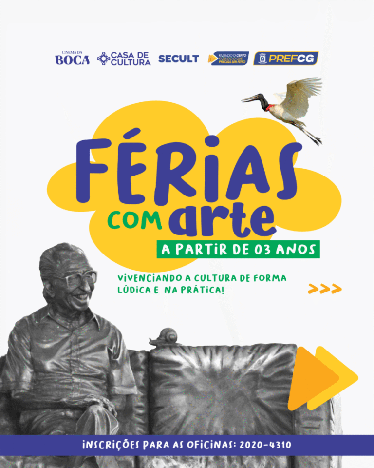 Casa de Cultura oferece programação gratuita para crianças no período de férias