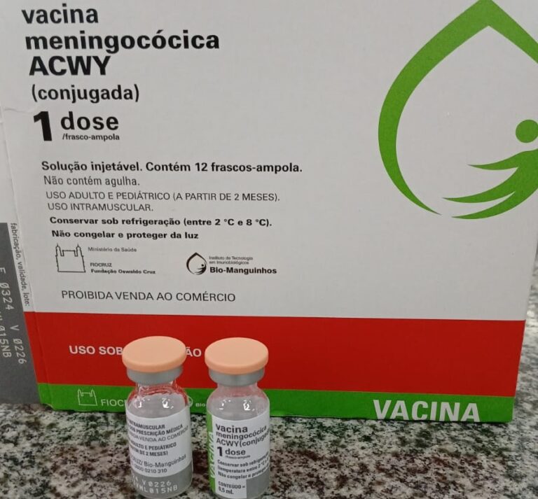 Com mais de 50 mil doses recebidas, nova vacina contra meningite está disponível pelo SUS em todo o MS