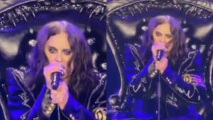 Em trono e sob aplausos, Ozzy dá adeus histórico do Black Sabbath