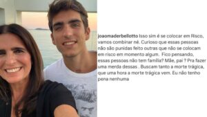 Filho de Malu Mader se envolve em polêmica após comentário