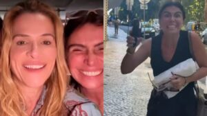 Ingrid Guimarães viraliza ao dar susto em Giovanna Antonelli