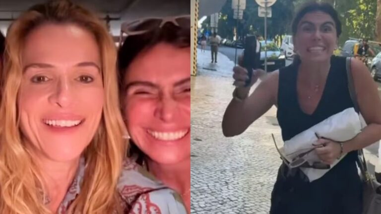 Ingrid Guimarães viraliza ao dar susto em Giovanna Antonelli