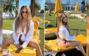 Jennifer Lopez posa de biquíni ao curtir sol na Espanha