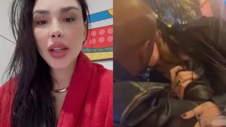 Jenny Miranda comenta beijo em Cezar Black e critica vazamento