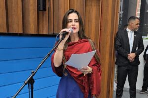Mara Caseiro pede iluminação pública em trevo de Glória de Dourados