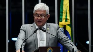 Senador Astronauta Marcos Pontes (PL-SP) em discurso à tribuna
