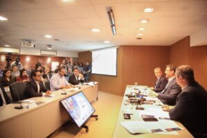 Na Fiems, presidente da Câmara CG celebra anúncio de missão para a Ásia em busca de investimentos