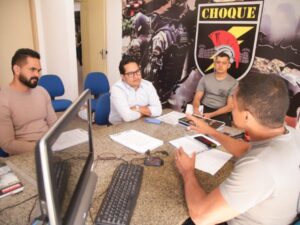 Presidente Papy visita comandante do Choque para debater melhorias na segurança da Capital
