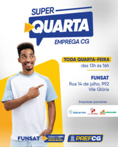 Quarta-feira tem painel com 2.180 vagas na Funsat