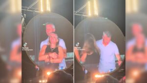 Reação de casal surpreende Chris Martin durante show do Coldplay
