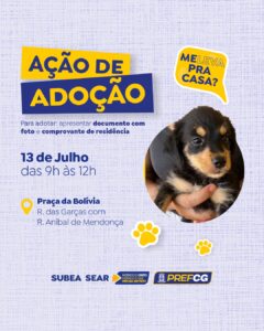 Subea realiza feira de adoção neste domingo (13)