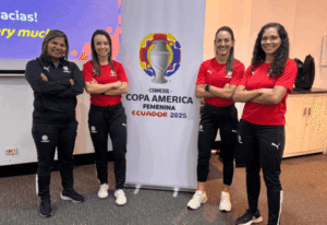 Sul-mato-grossense apita jogo de abertura da Copa América Feminina