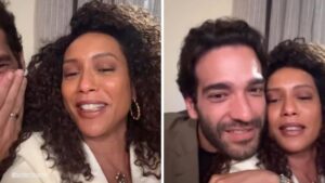 Taís Araujo dá dicas para Humberto Carrão disfarçar cabeça grande