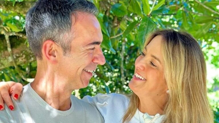 Ticiane diz que gays elogiam mais as pernas de César Tralli
