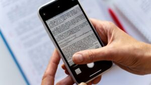 Celulares escaneiam documentos com poucos toques