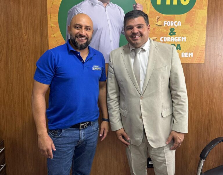 Vereador Silvio Pitu recebe Presidente da FUNSAT para discutir novas oportunidades de emprego e qualificação em Campo Grande