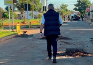 Vereador Wilson Lands Fiscaliza Tapa-Buraco no Bairro Iracy Coelho Após Solicitação da Comunidade