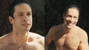 Web repercute cena de Rainer Cadete pelado em novela