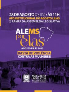 “23 mulheres mortas em 2025”: Mara convida para ato do Agosto Lilás no dia 28