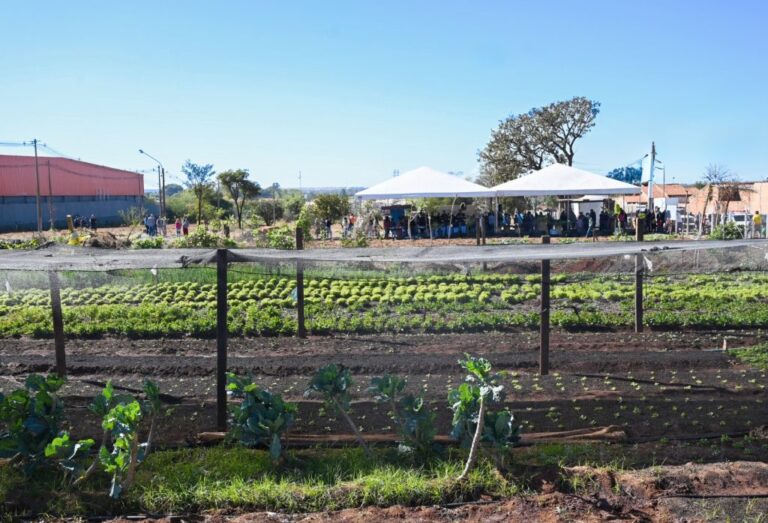 AGEMS acompanha inauguração de projeto sustentável em parceria com a comunidade no Jardim Ouro Preto